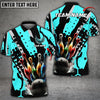 BlueJose Bowling And Pins Eagle Wings Customized Name 3D Shirt ( 6 Colors)