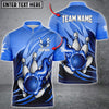 BlueJose Bowling And Pins Fire Storm Customized Name 3D Shirt ( 6 Colors)