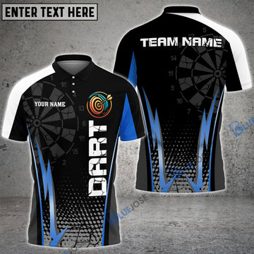 BlueJose Darts Board Personalized Name, Team Name Shirt (5 Colors)