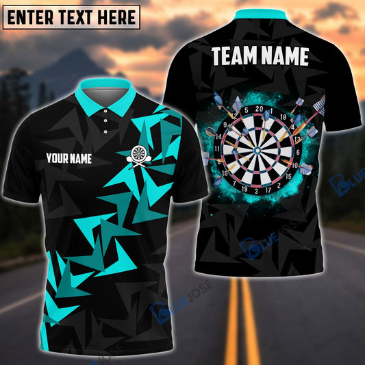 BlueJose Dartboard Personalized Name, Team Name Shirt (4 Colors)