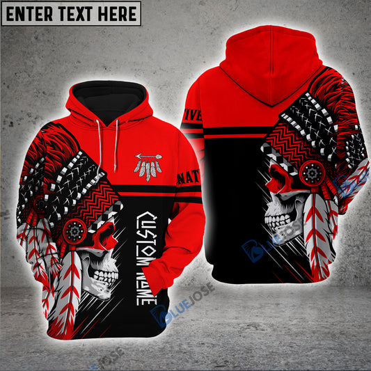 BlueJose Custom Name Native Cheif Premium Streetwear Unique Unisex Hoodies