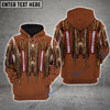BlueJose Native Culture Feather 3D Printed Unisex Hoodies