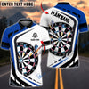 BlueJose Dart Board Personalized Name, Team Name Shirt (4 Colors)