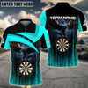 BlueJose Dart Board Eagle Personalized Name, Team Name Shirt (4 Colors)