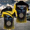 BlueJose Dart Board Eagle Personalized Name, Team Name Shirt (4 Colors)