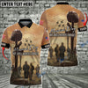 BlueJose Premium Memorial Day We Will Never Forget Polo Shirt