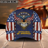 BlueJose Patriotic Eagle Hat, United States Full Printed Multicolors Personalized Cap American Flag Pattern