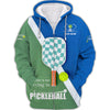 There's No Crying in Pickleball Custom Shirt – 3D Paddle and Court Design Tee