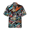 Bluejose Hot Rod Car Show Hawaiian Shirt
