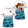 BlueJose Personalized Redfish Fishing 3D Hoodie