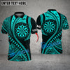 BlueJose Darts Polynesian Personalized Name Shirt (4 Colors)