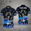 BlueJose Bowling And Pins Flaming Black Panther Customized Name 3D Shirt (6 Colors)