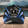BlueJose Deer Hunting Hexagon Pattern Multicolor Personalized Name 3D Cap (4 Colors)