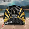 BlueJose Deer Hunting Hexagon Pattern Multicolor Personalized Name 3D Cap ( 4 Colors )