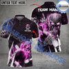 BlueJose Bowling And Pins Skull Of Punishment Customized Name 3D Shirt (4 Colors)