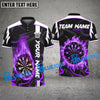 BlueJose Darts Vengeful Flame Personalized Name, Team Name Shirt (4 Colors)