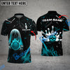 BlueJose Bowling And Pins Ghost Customized Name 3D Shirt ( 6 Colors)