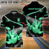 BlueJose Bowling And Pins Premium Customized Name 3D Shirt ( 6 Colors)
