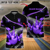 BlueJose Bowling And Pins Premium Customized Name 3D Shirt ( 6 Colors)