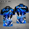 BlueJose Bowling And Pins Fire Glass Break Pattern Multicolor Customized Name 3D Shirt (4 Colors)