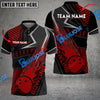 BlueJose Bowling And Pins Flame Sport Jersey Multicolor Customized Name 3D Shirt (4 Colors)