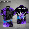 BlueJose Bowling And Pins Burning Room Customized Name 3D Shirt ( 6 Colors)