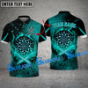 BlueJose Darts Fire Flame Premium Personalized Name, Team Name Shirt (4 Colors)