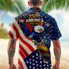 BlueJose Patriotic 250th America 1776-2026 Eagle Hawaii Shirt