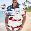 BlueJose Custom Name American 1776 Hawaii Shirt, 4th of July American, Independence Day Gift