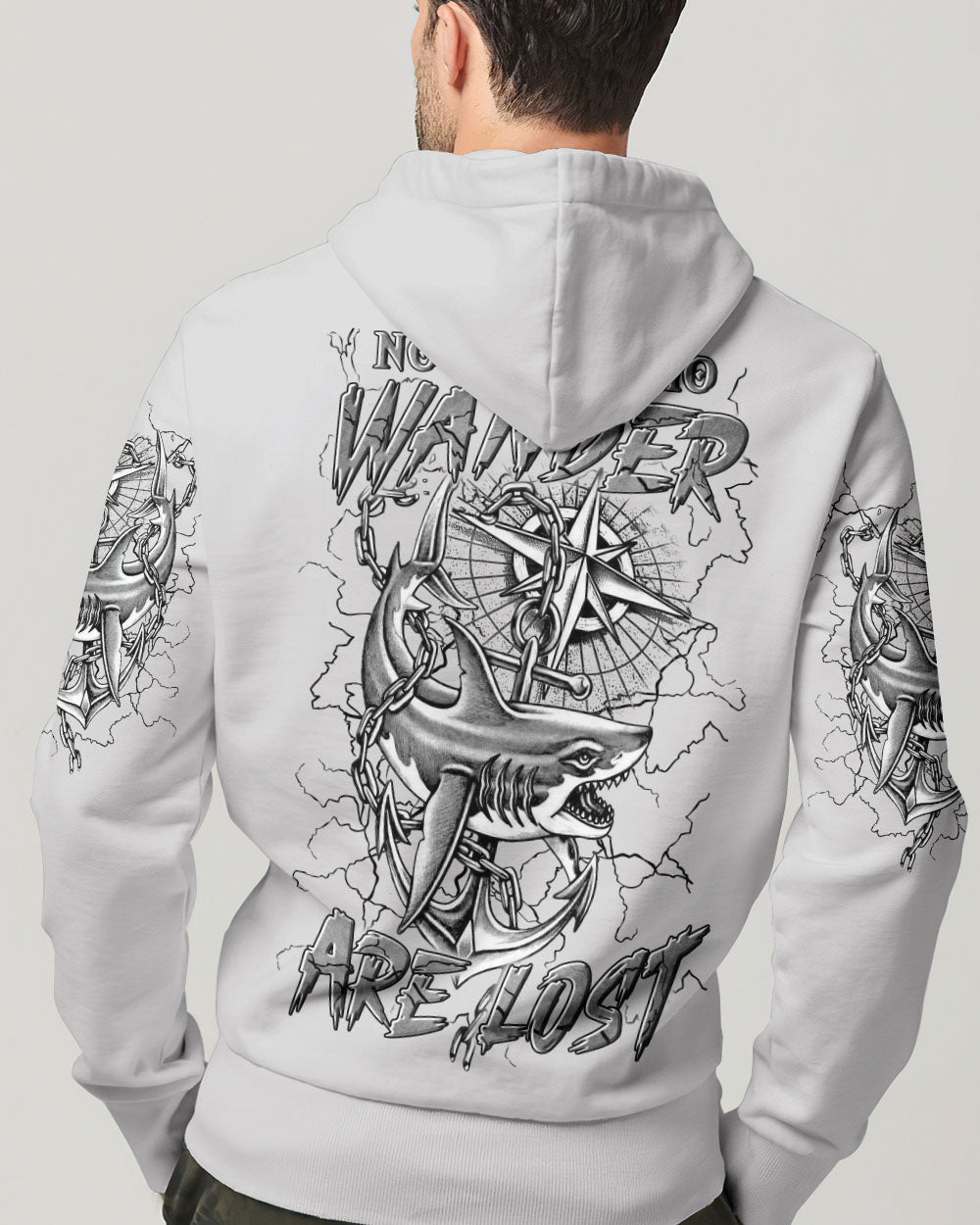 NOT ALL WHO WANDER ARE LOST COMPASS ALL OVER PRINT - YHLN1703253