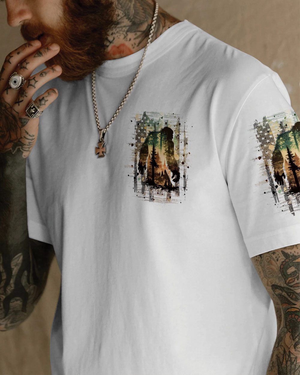 BORN TO EXPLORE DESTINED TO BE WILD BIGFOOT ALL OVER PRINT - TLPQ1309243