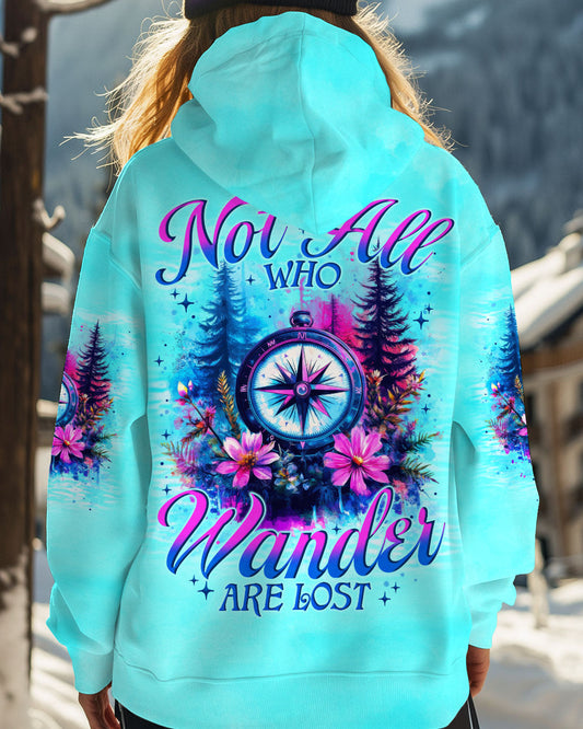 NOT ALL WHO WANDER ARE LOST COMPASS ALL OVER PRINT - TYTM0107252