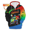 Custom Pickleball Player With Multicolor Effect T-Shirt, Gift For Pickleball Fan