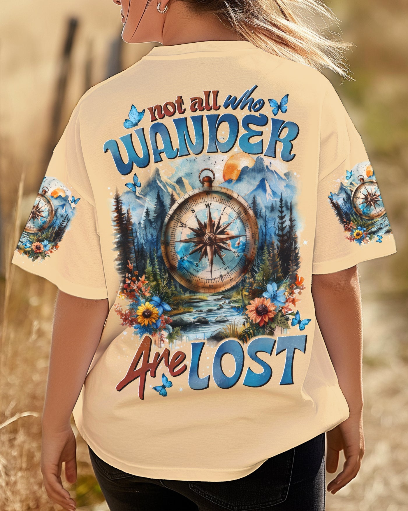 NOT ALL WHO WANDER ARE NOT COMPASS ALL OVER PRINT - TYTD1103251