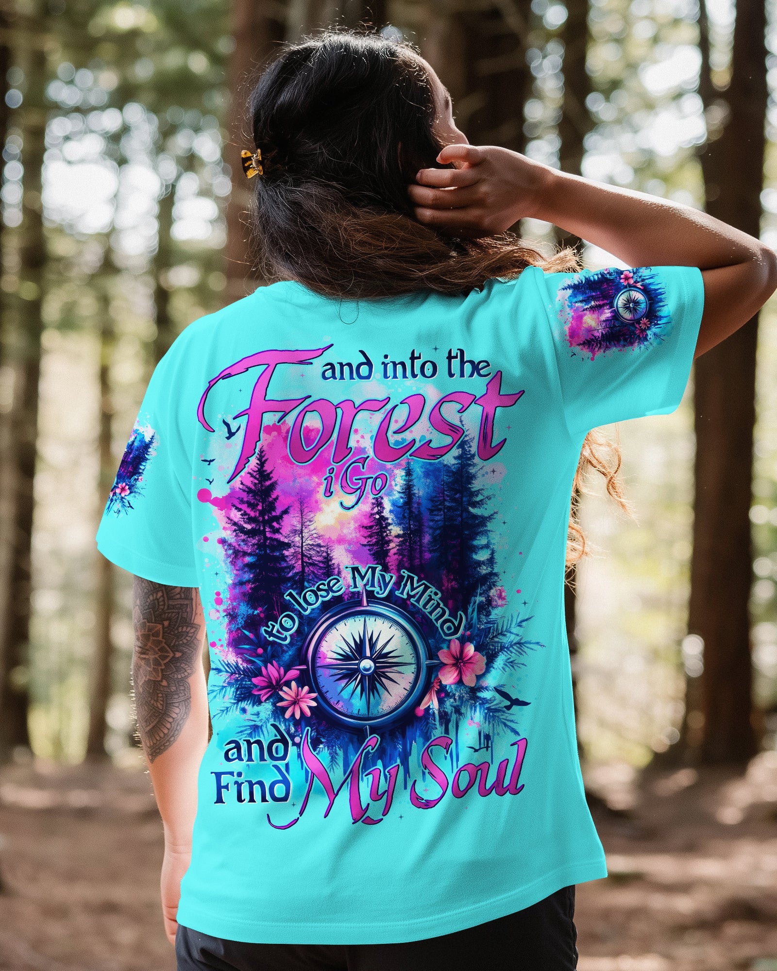 AND INTO THE FOREST I GO COMPASS ALL OVER PRINT - TYTD2006253