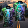 BlueJose Dart Skull Rainbow Personalized Name Shirt