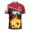 BlueJose Love Poker Personalized Name 3D Polo Shirt