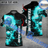 BlueJose Bowling And Pins Fire Skull Group Personalized Name, Team Name 3D Shirt (4 Colors)