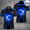 BlueJose Bowling And Pins Premium King Crown Customized Name 3D Shirt ( 6 Colors)