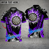 BlueJose Darts Flame Declare War Personalized Name, Team Name Shirt (4 Colors)