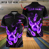 BlueJose Bowling And Pins King Crown Customized Name 3D Shirt ( 6 Colors)