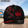 BlueJose Darts Crown Golden Luxury Pattern Personalized Name Cap (6 Colors)