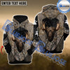 BlueJose Personalized Name Camouflage Moose Hunting 3D Shirts (3 Colors)