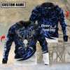 BlueJose Personalized Name Deer Hunting Skull Magma Pattern 3D Shirts (3 Colors)
