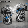BlueJose Bowling And Pins Flame On Multicolor Customized Name 3D Shirt ( 4 Colors )