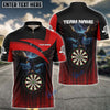 BlueJose Dart Board Eagle Personalized Name, Team Name Shirt (4 Colors)