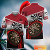BlueJose Darts Red Personalized Name Shirt