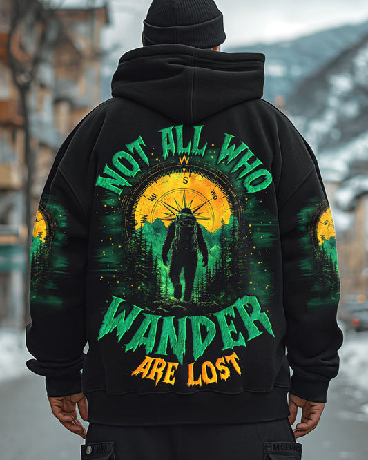 NOT ALL WHO WANDER ARE LOST BIGFOOT ALL OVER PRINT - TYTM0702253