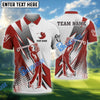 BlueJose Golf Lightning Strike Polo Shirt Customized Name, Team Name 3D Shirts (4 Colors)