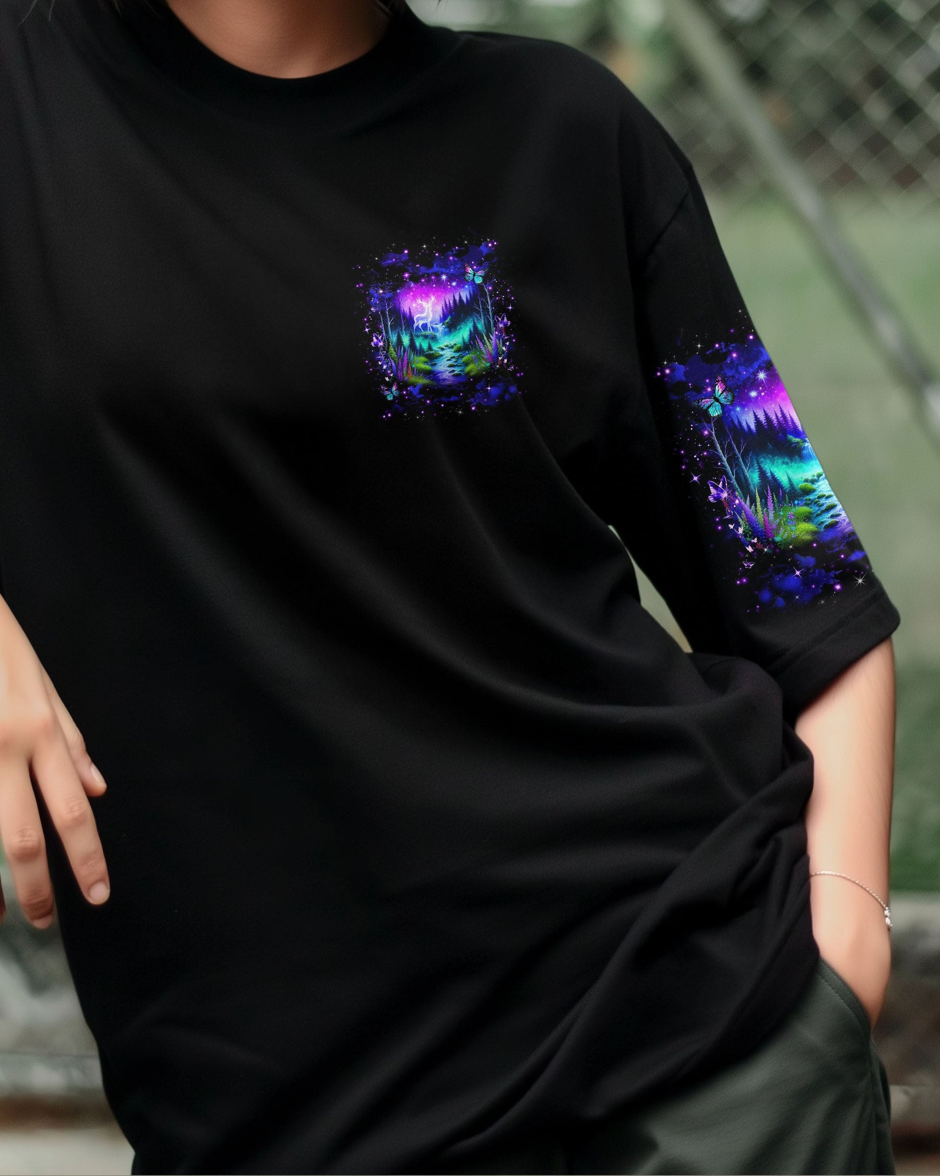 AND INTO THE FOREST I GO DEER ALL OVER PRINT - YHHG1609254